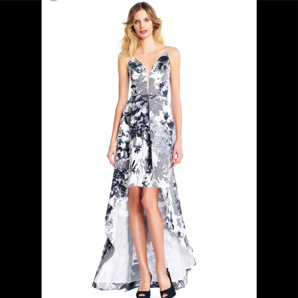 Adrianna papell black multi dress
